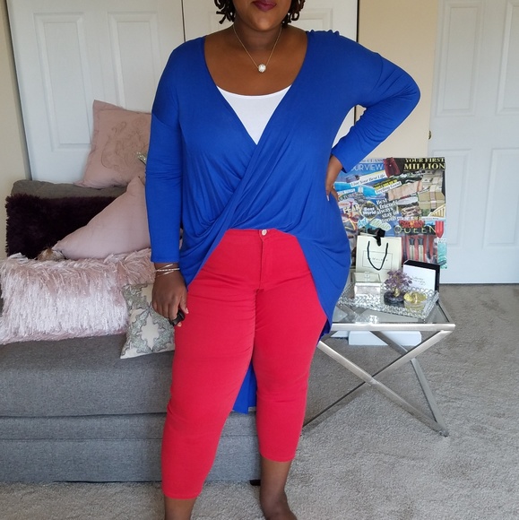 Rainbow Tops - Blue High low top